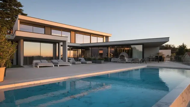 Biệt thự có cửa sổ lớn với tầm nhìn “vô cực” ôm trọn vẻ đẹp vịnh Cannes